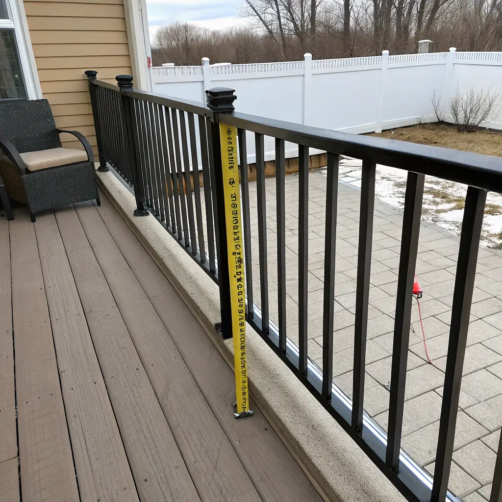 Mätning av stakethöjd vid tomtgräns