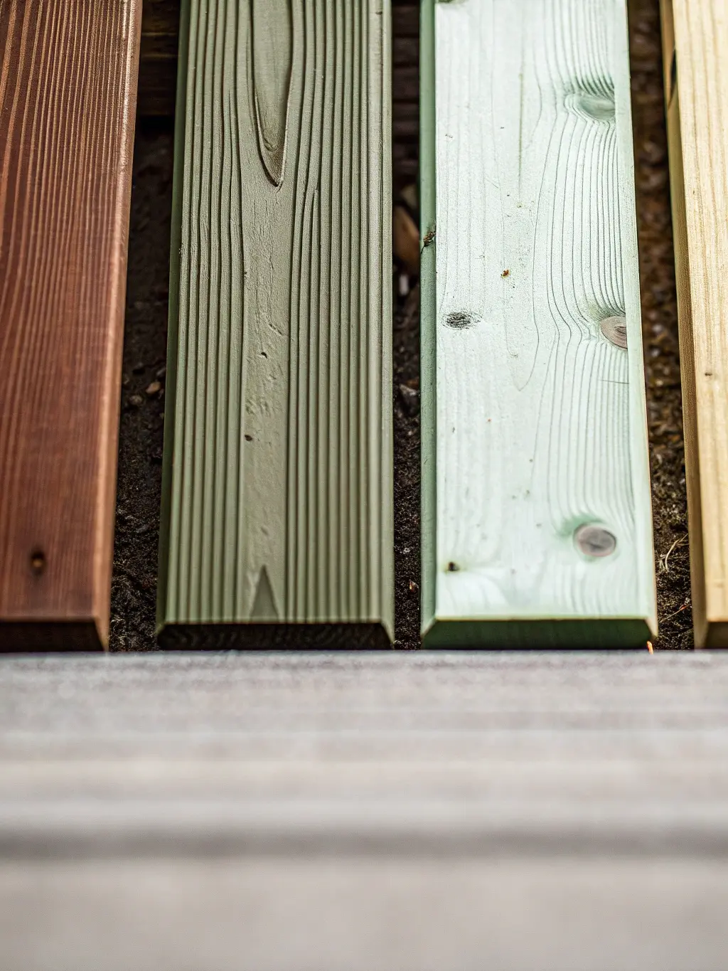 Olika trätyper för staket