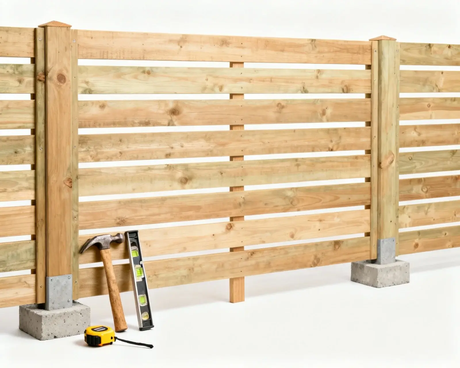 DIY fence installation with basic tools