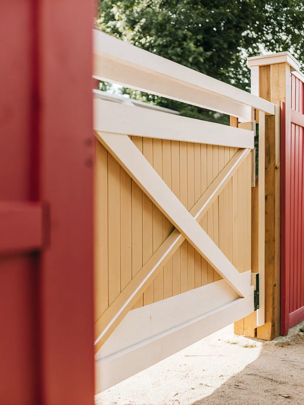 Planering av grindöppning i staket