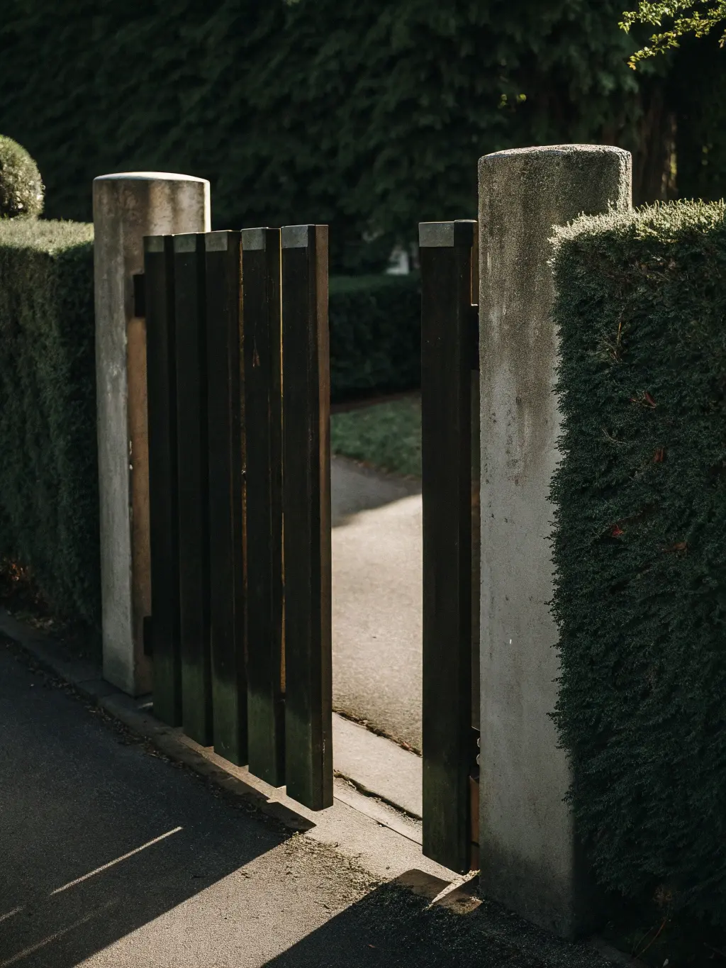 Kraftiga gångjärn för staketgrind