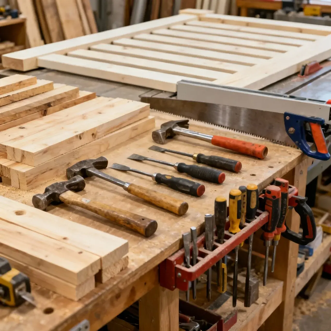 Material och verktyg för grindbygge