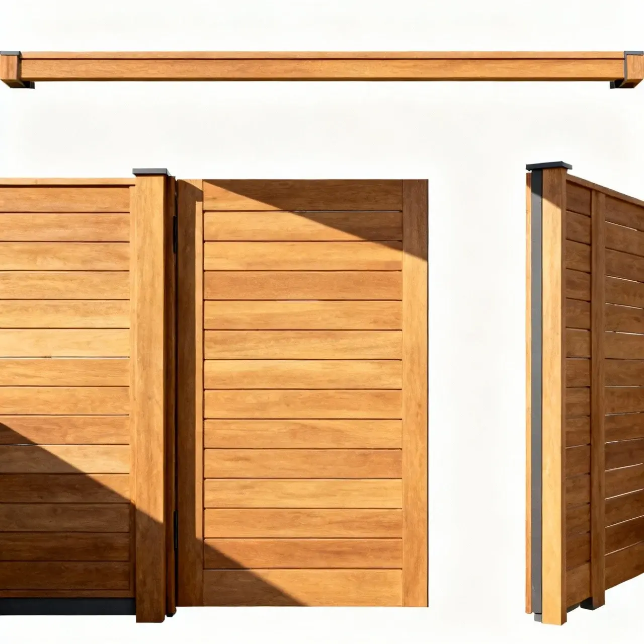 Färdig grind från en annan vinkel