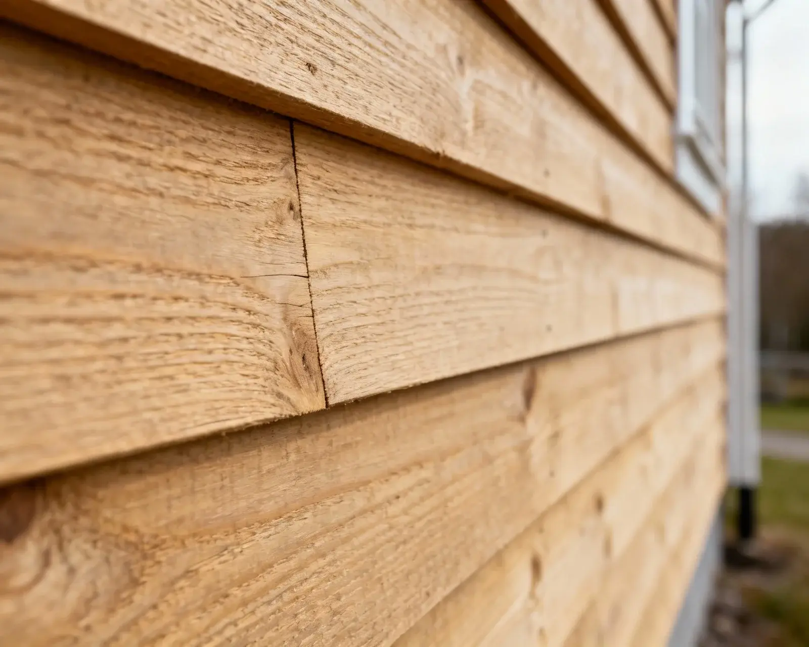 Närbild på horisontell ribbinstallation