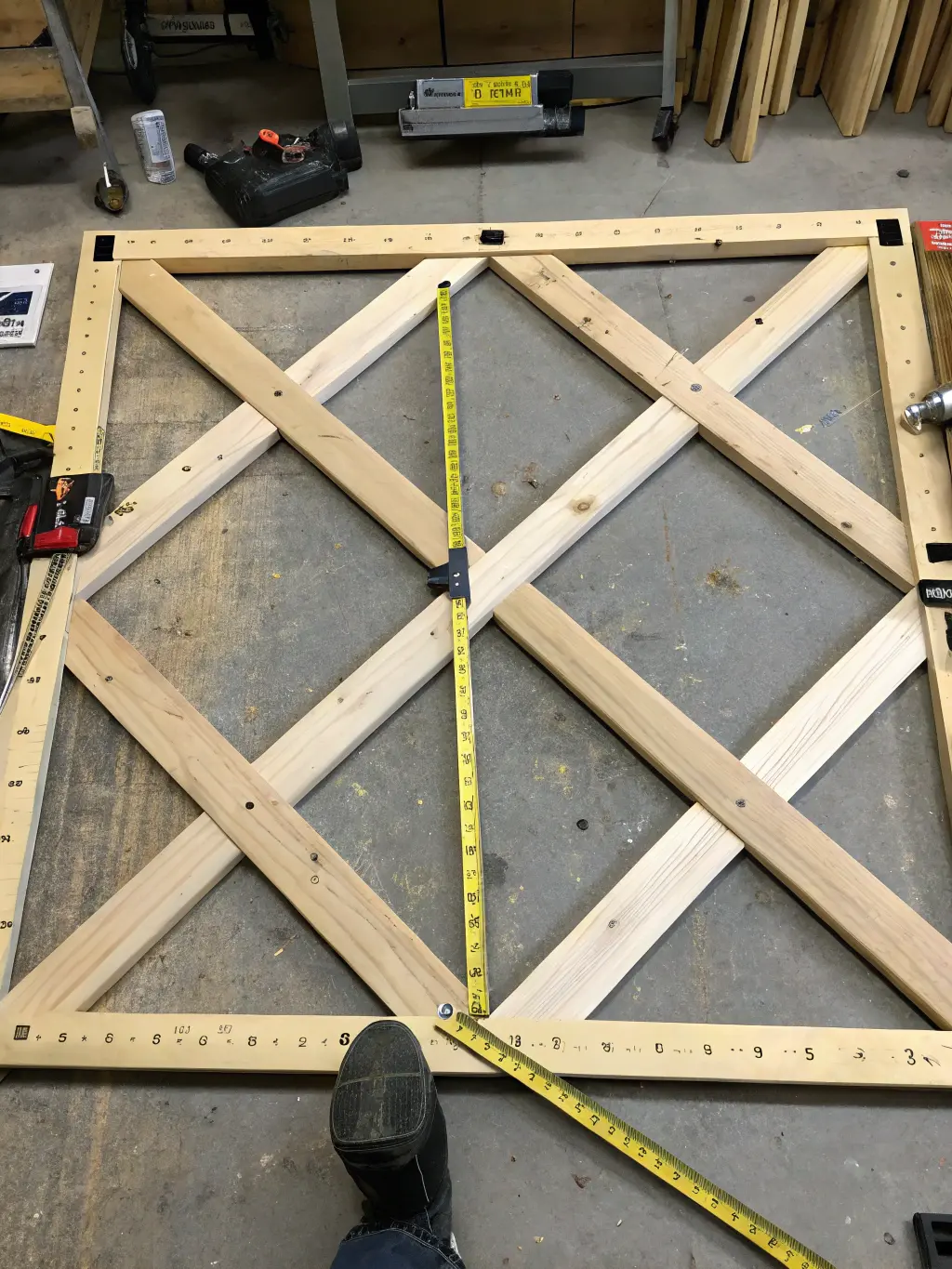 Monteringsteknik för kryssmönster