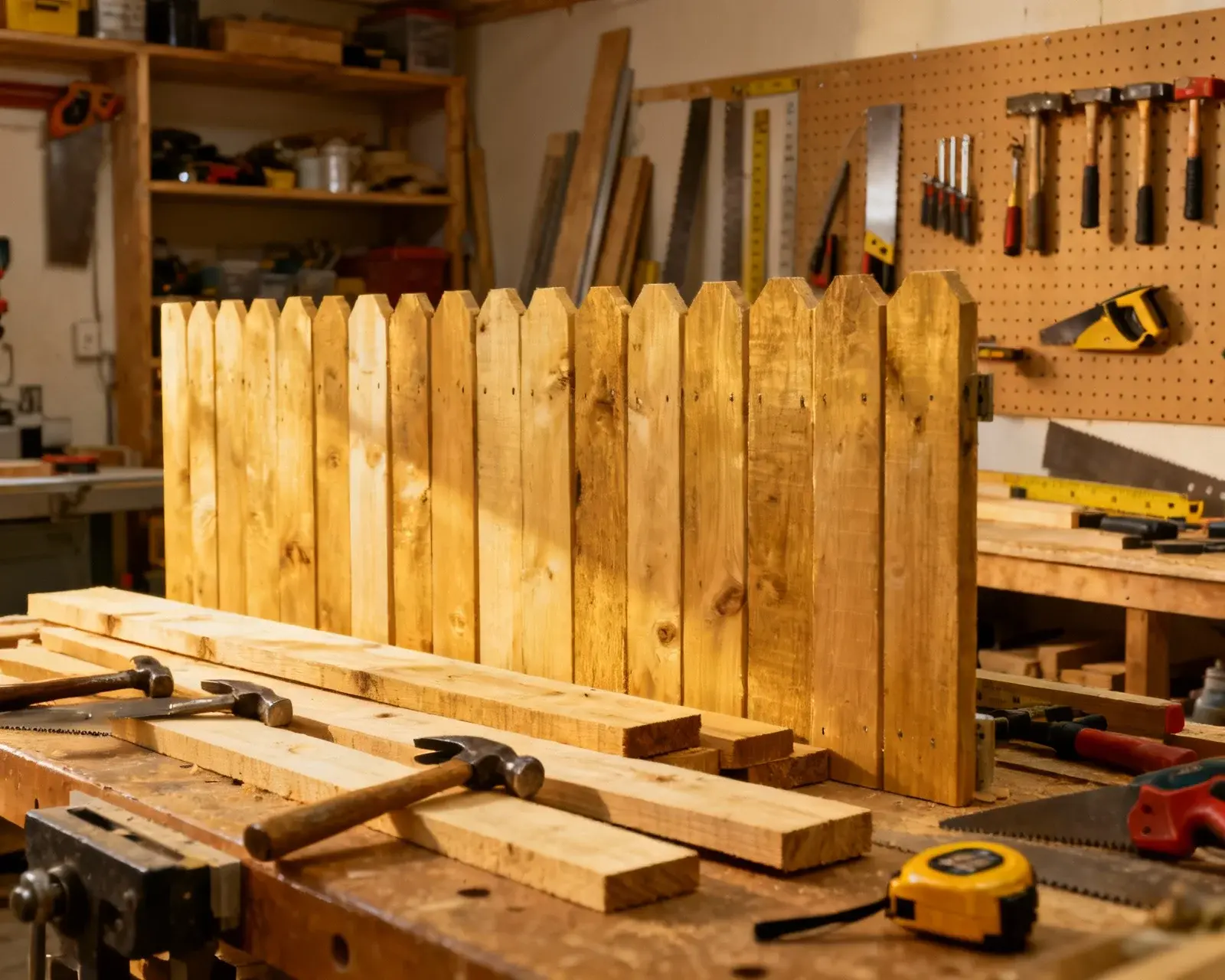 Material och verktyg för plankstaket