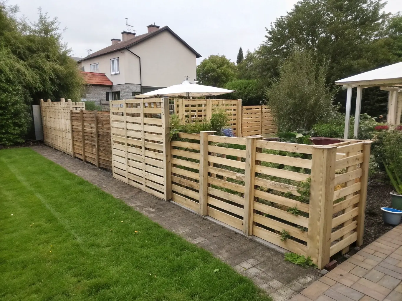 Olika pallstaketdesigner