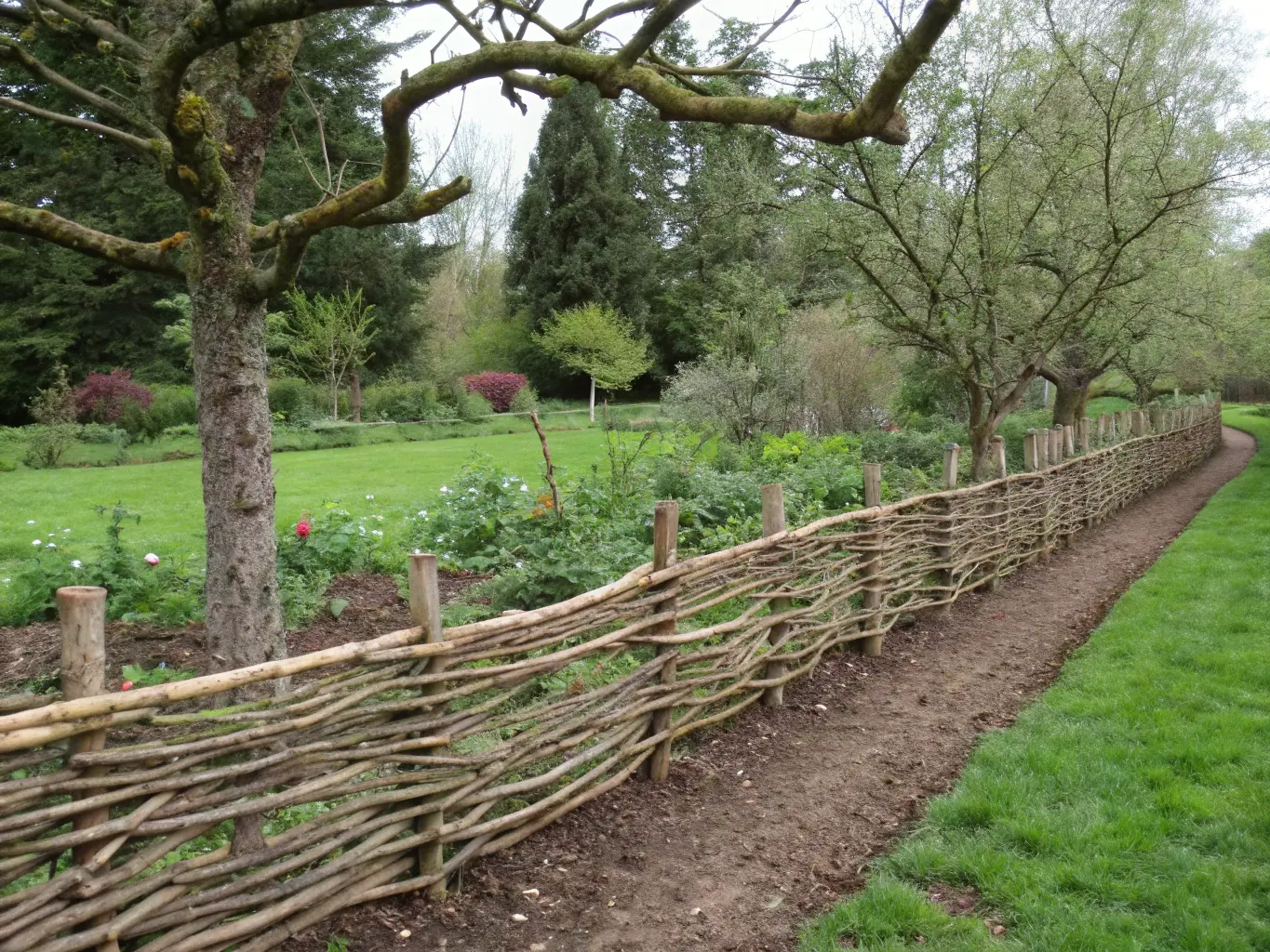 Vackert exempel på färdigt risstaket