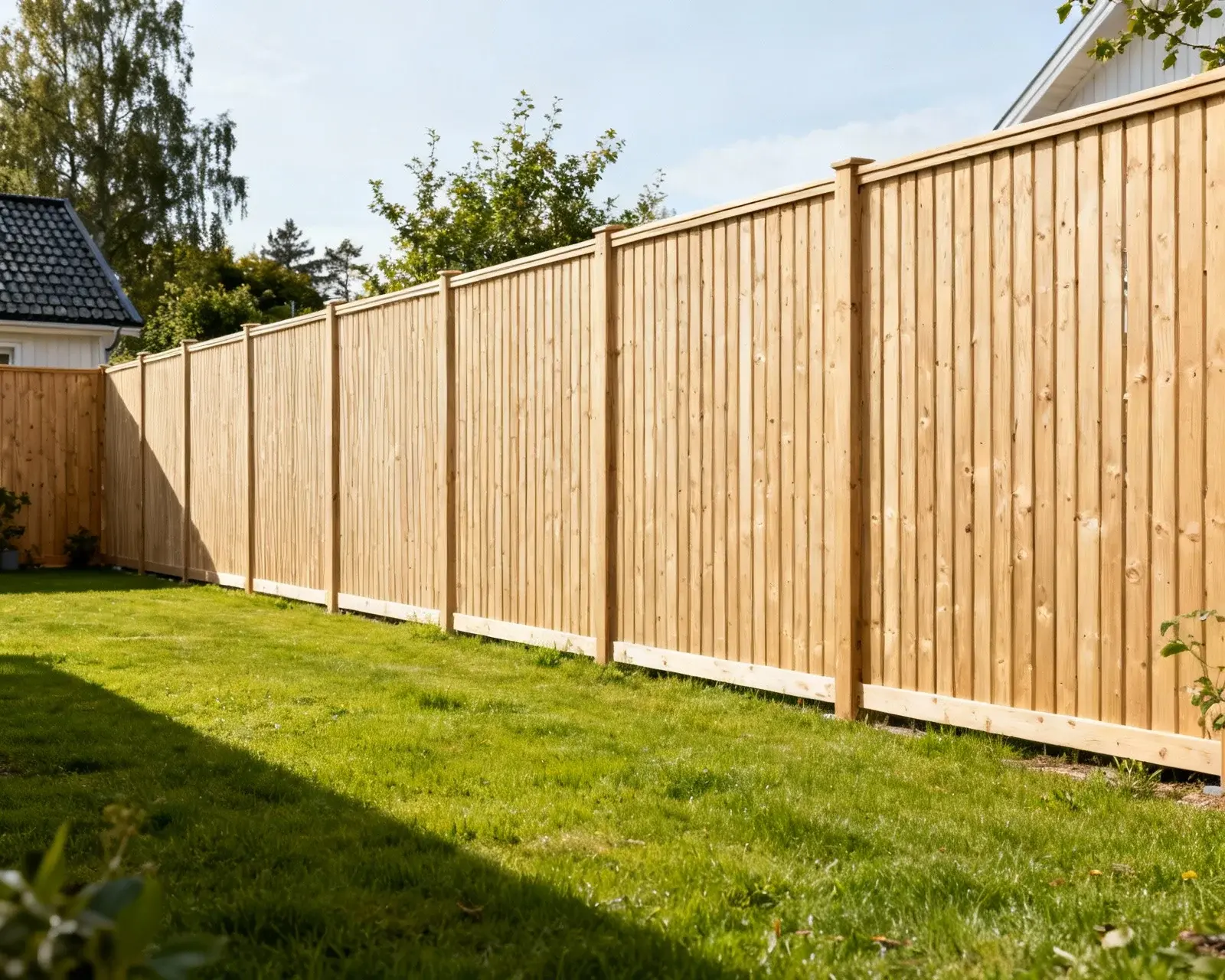 Högt och säkert hundstaket