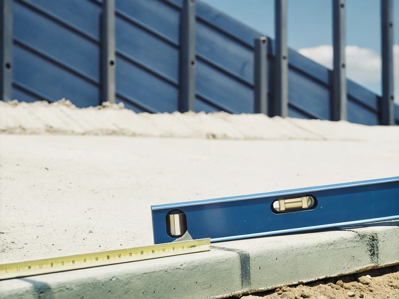 Verktyg för staketbygge på sluttning