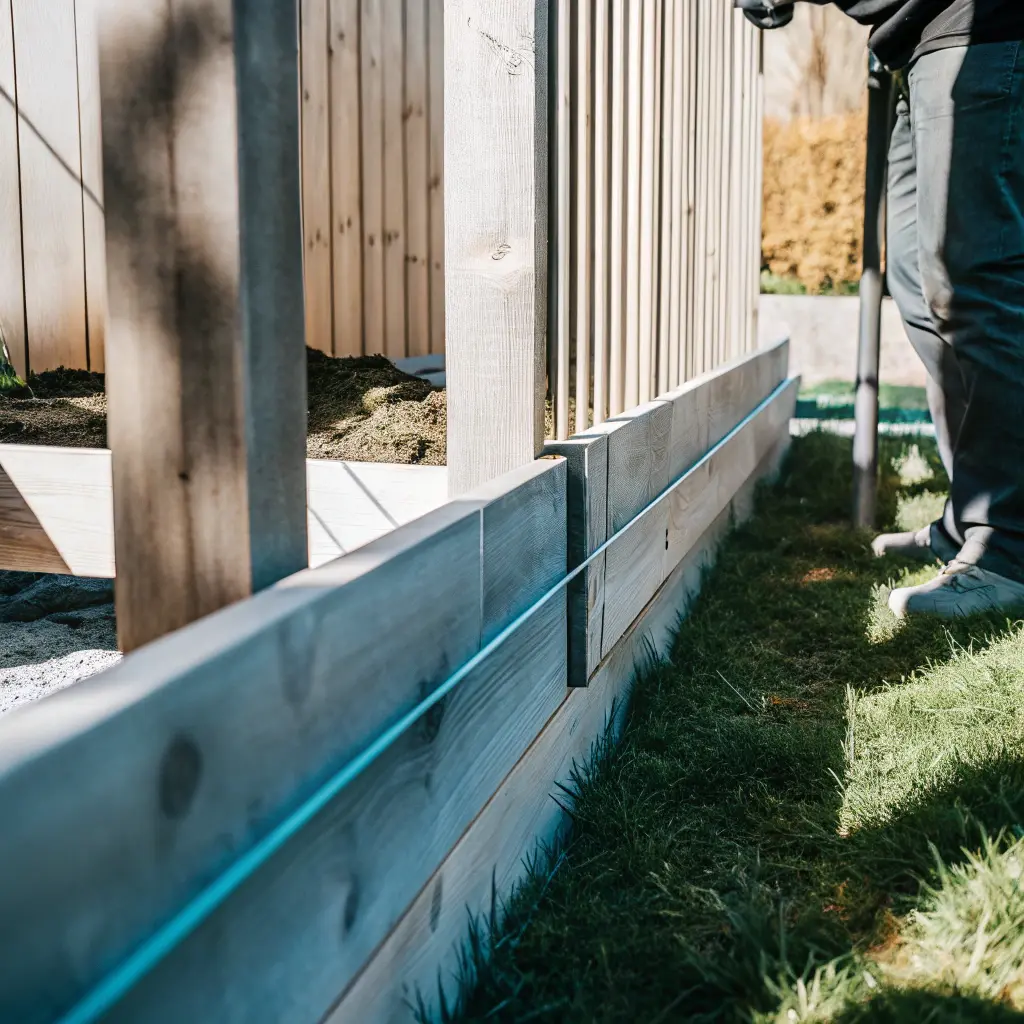 Jordankare installation i trädgård