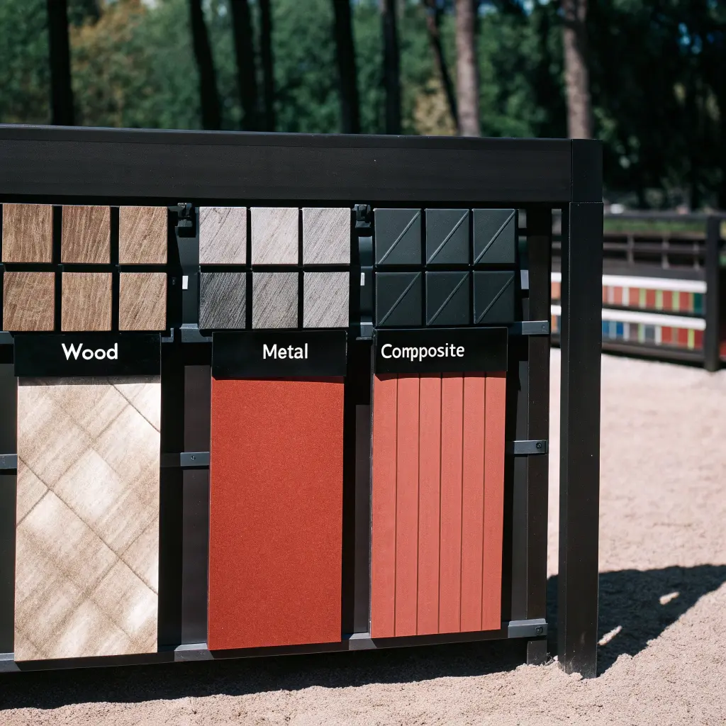 Olika materialalternativ för staket