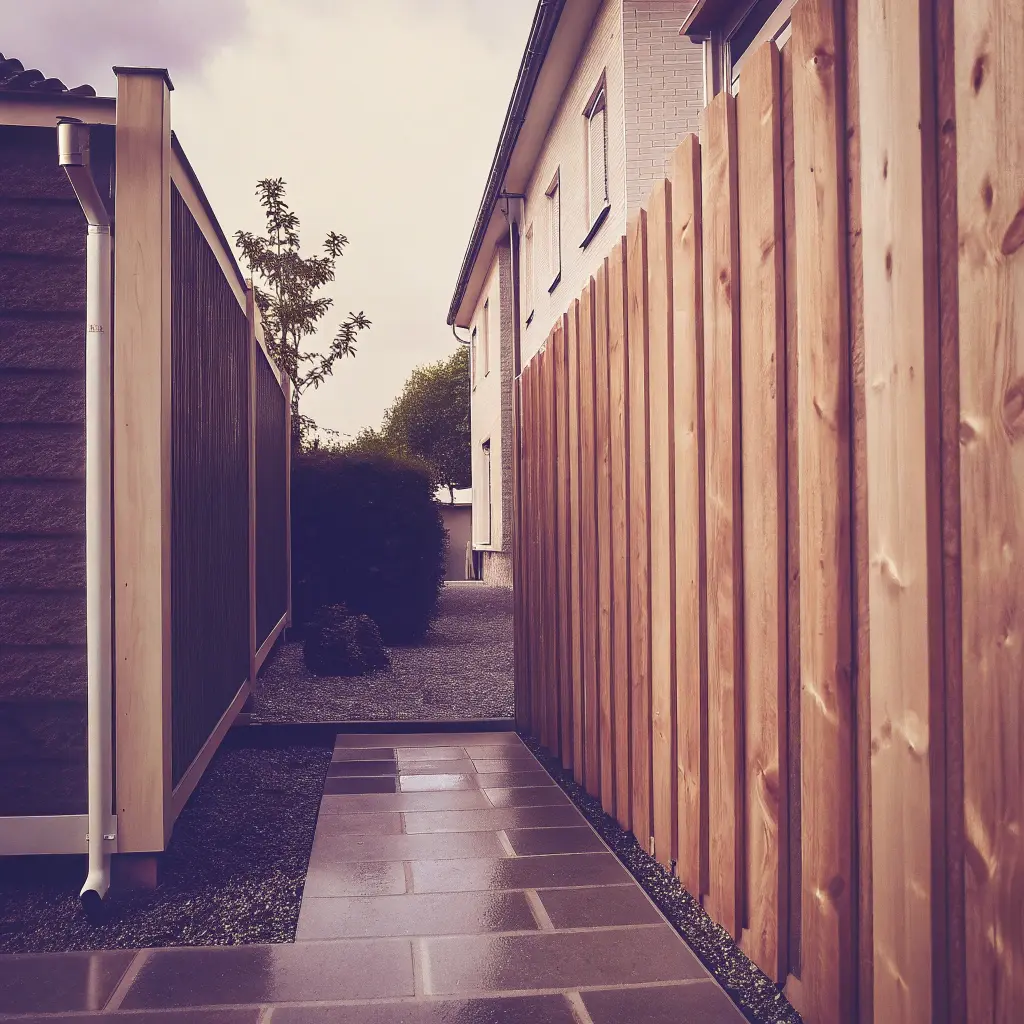 Färdigt budget-staket