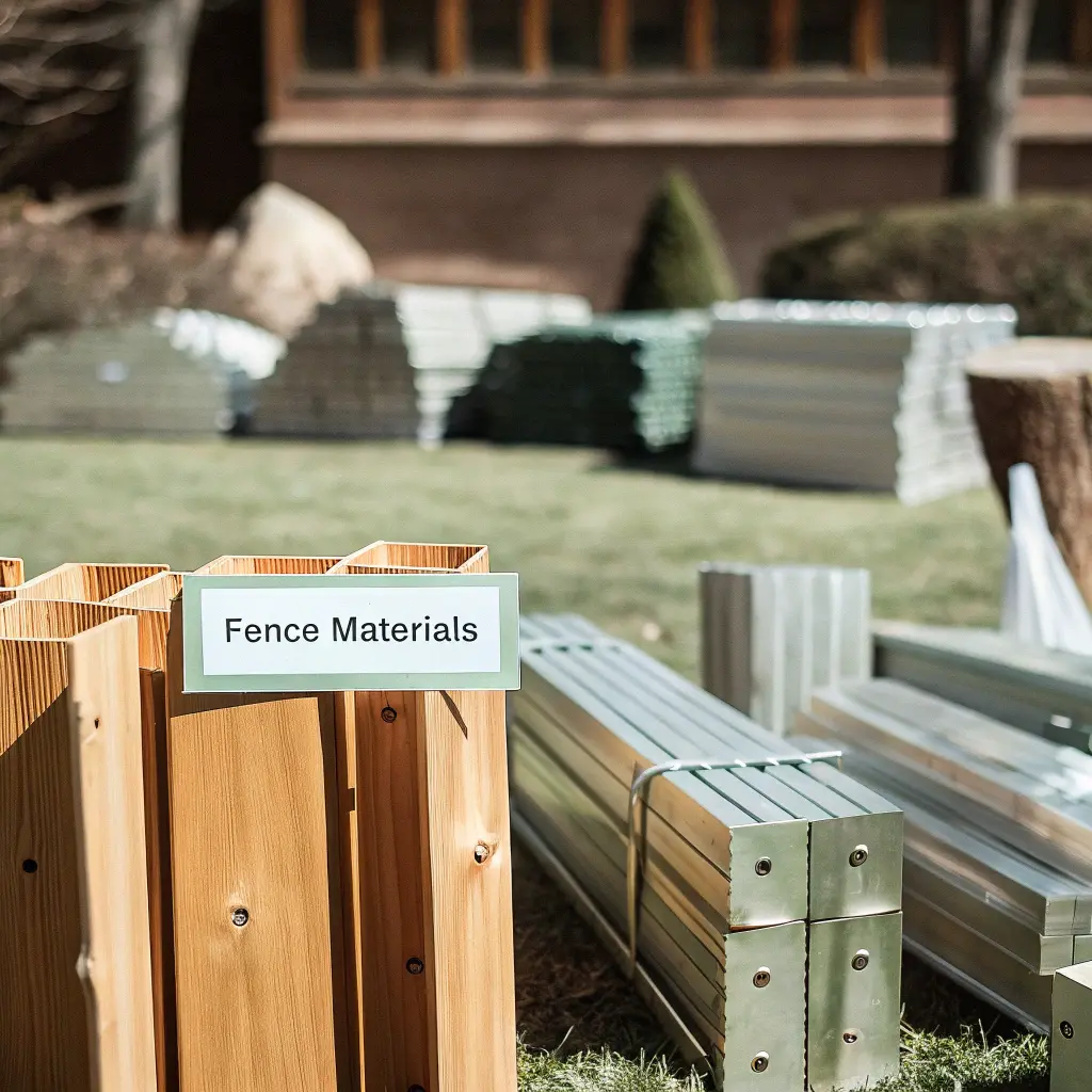 Material för staketbygge