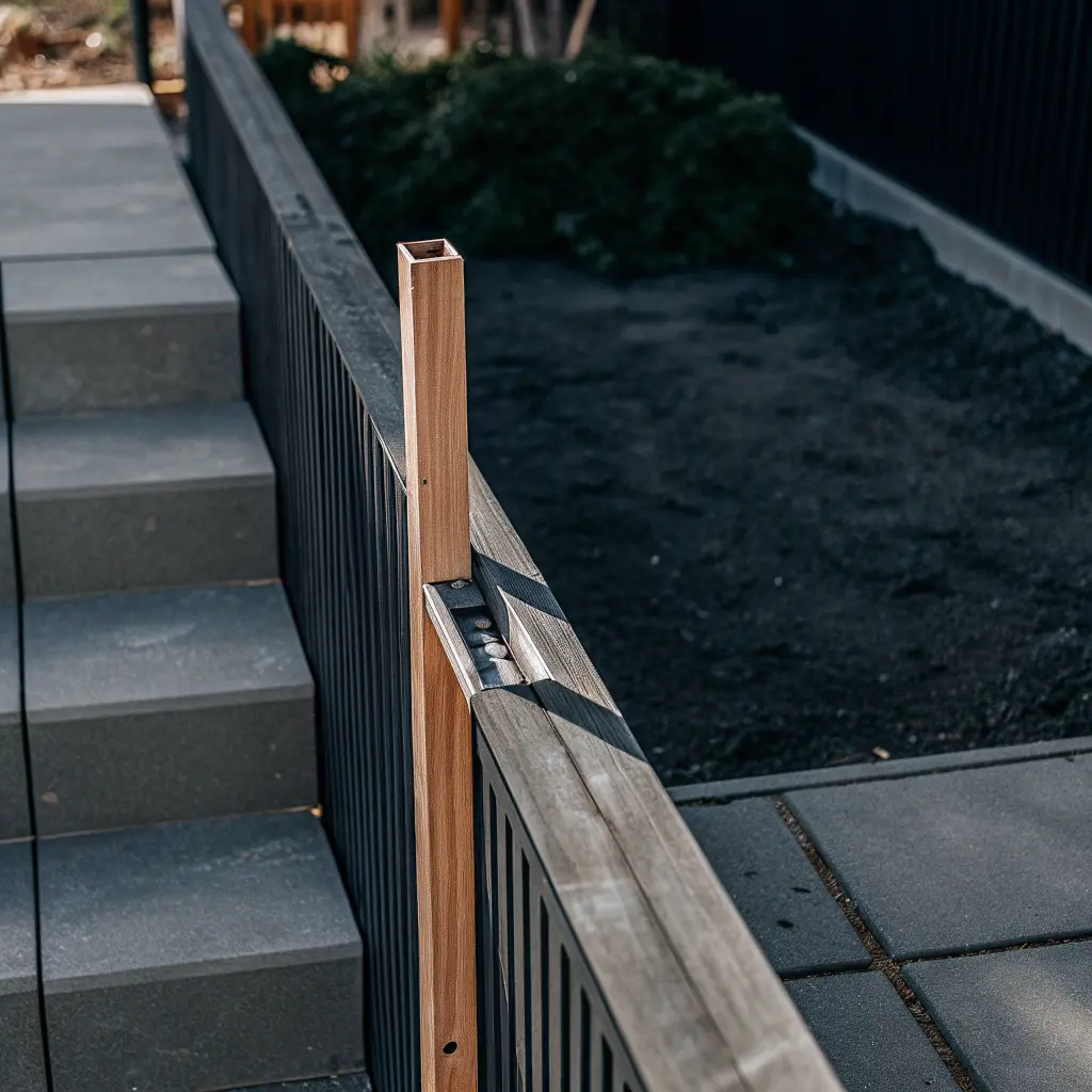 Vattenpass används för exakt stolpmontering