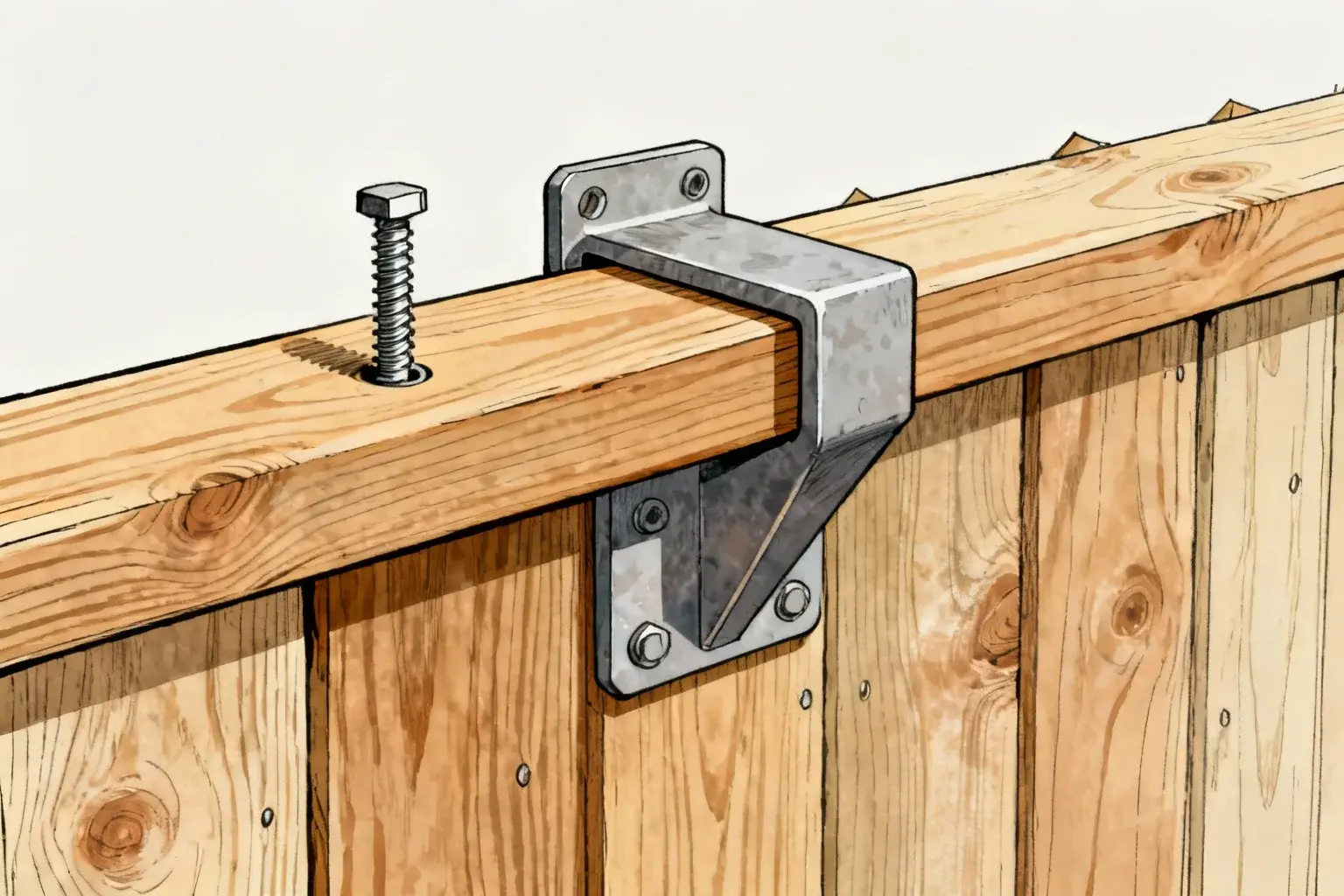 Fästmetoder för överliggare