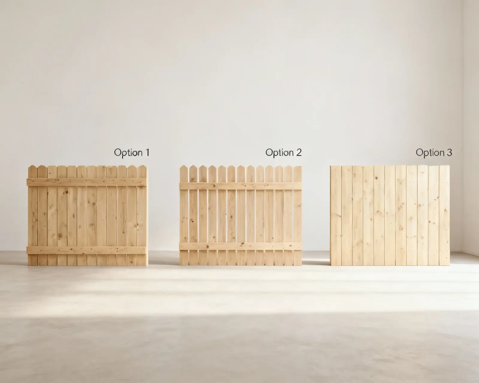 Jämförelse av olika staketmodeller