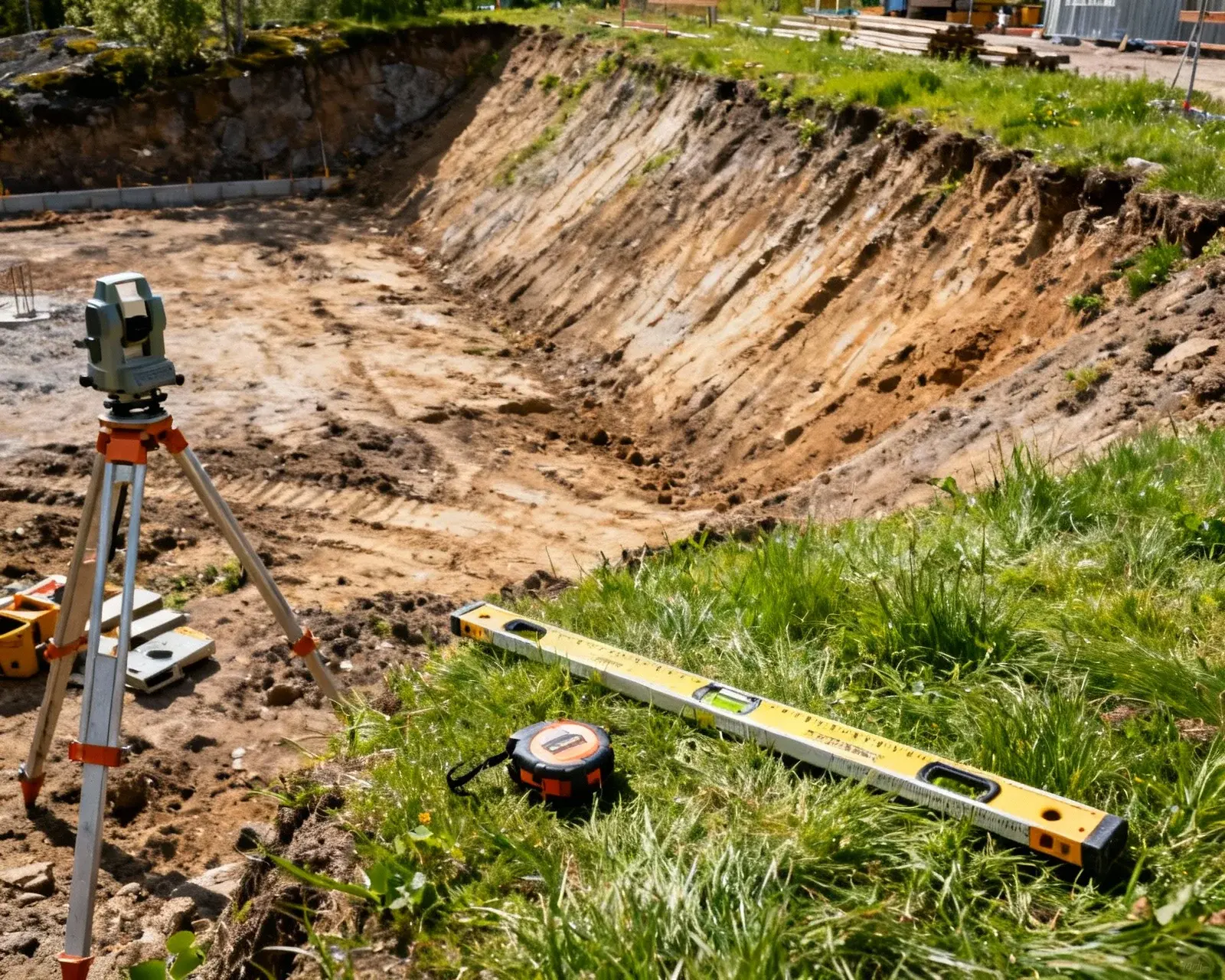 Mätning och planering av staket på ojämn svensk mark
