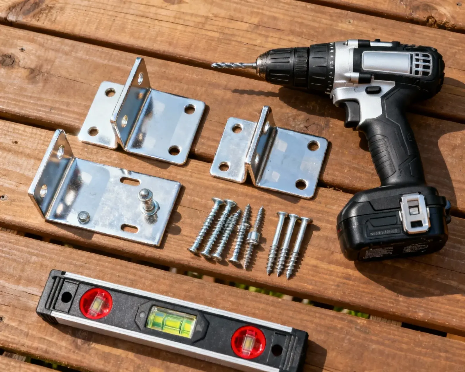 Verktyg och monteringsbeslag för trallräcke