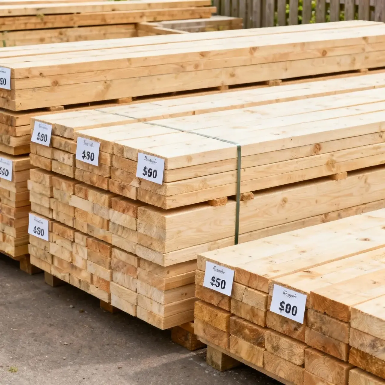 Materialkostnad för trästaket