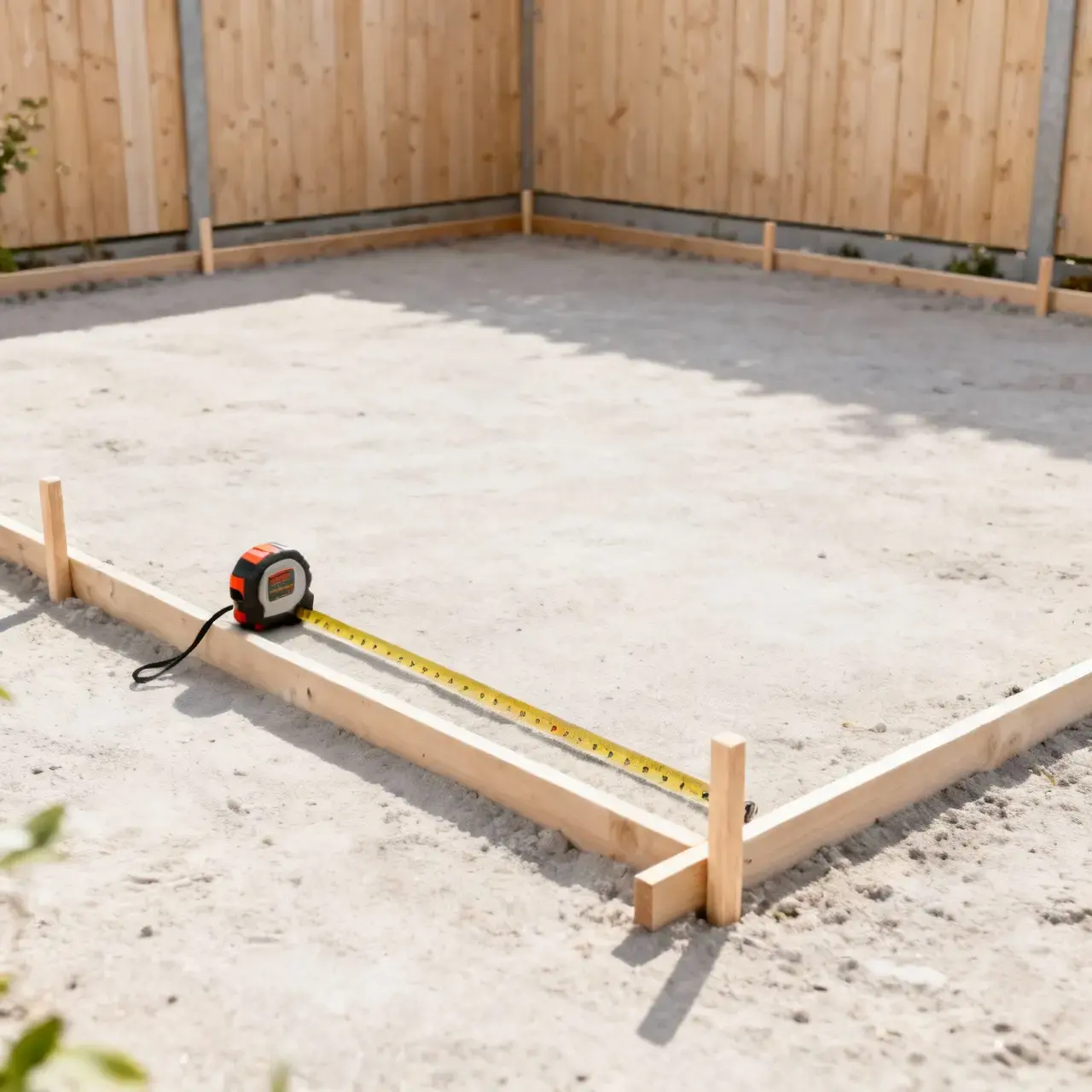 Planering av staket runt tomt