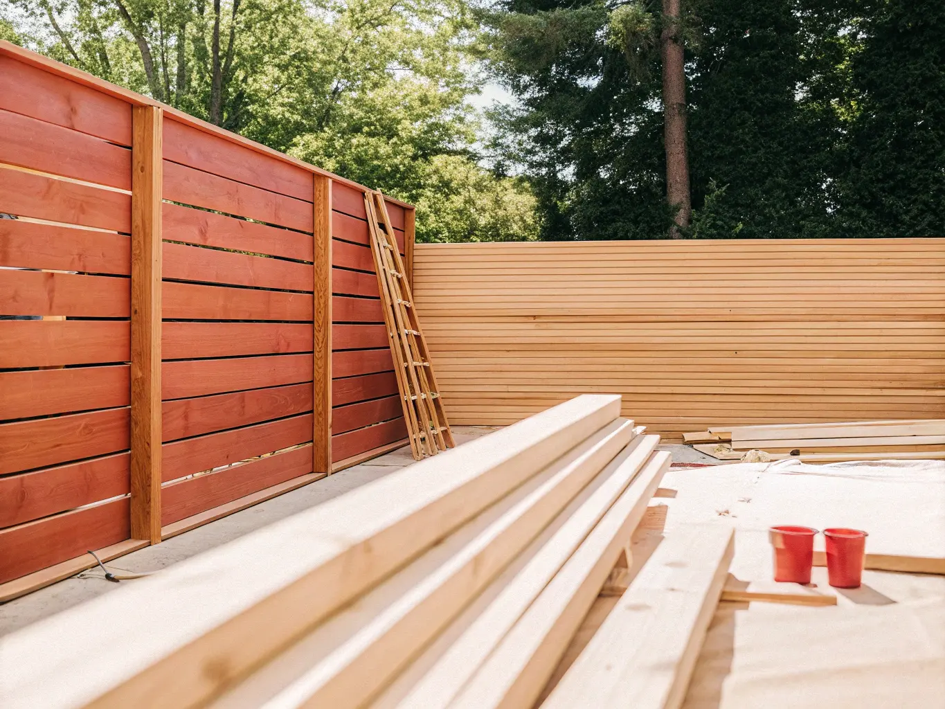 Planering av staketbygge