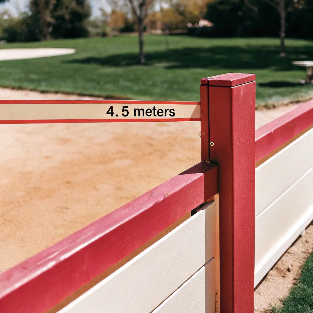 Mätning av avstånd till tomtgräns - 4,5 meter krävs