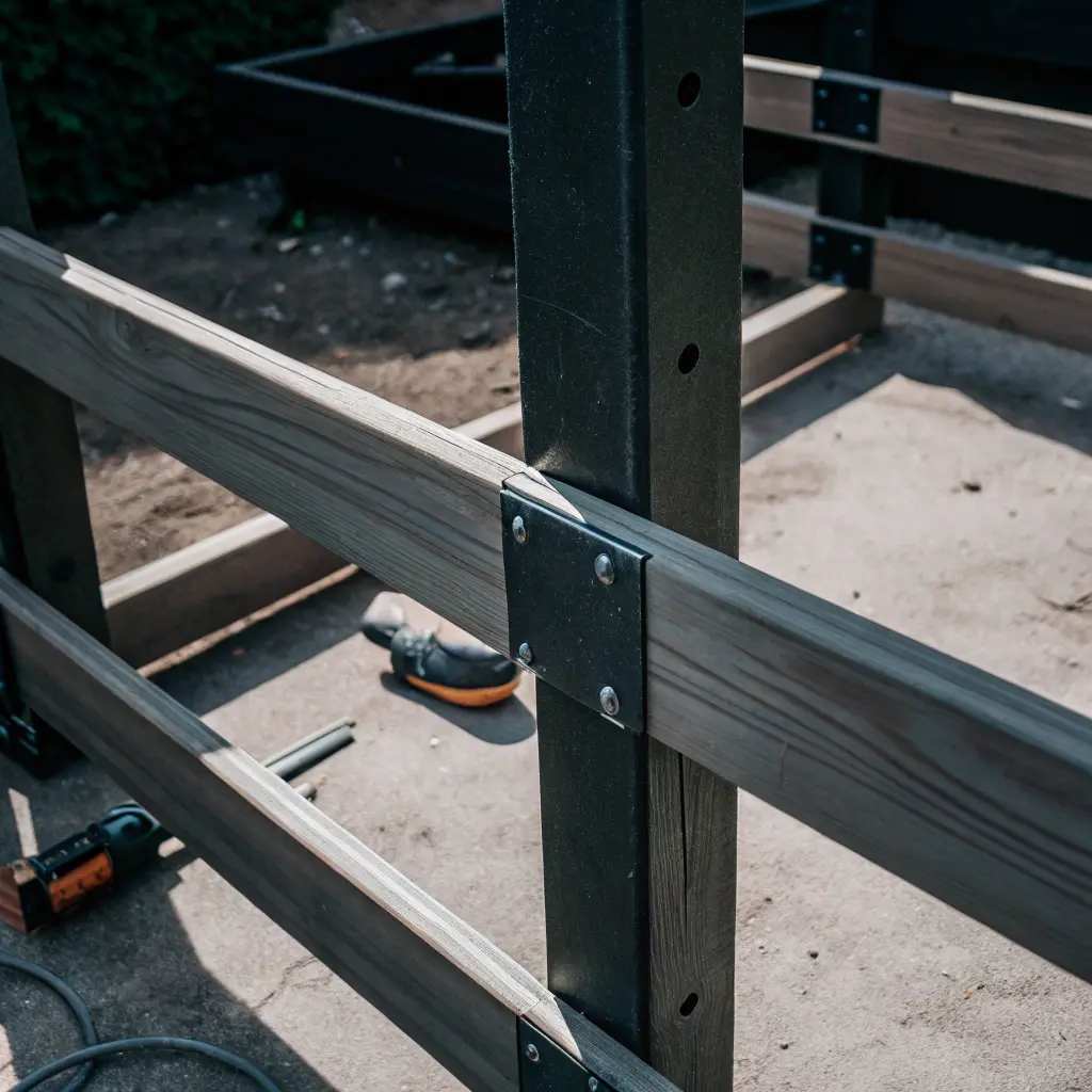 Montering av staketpaneler