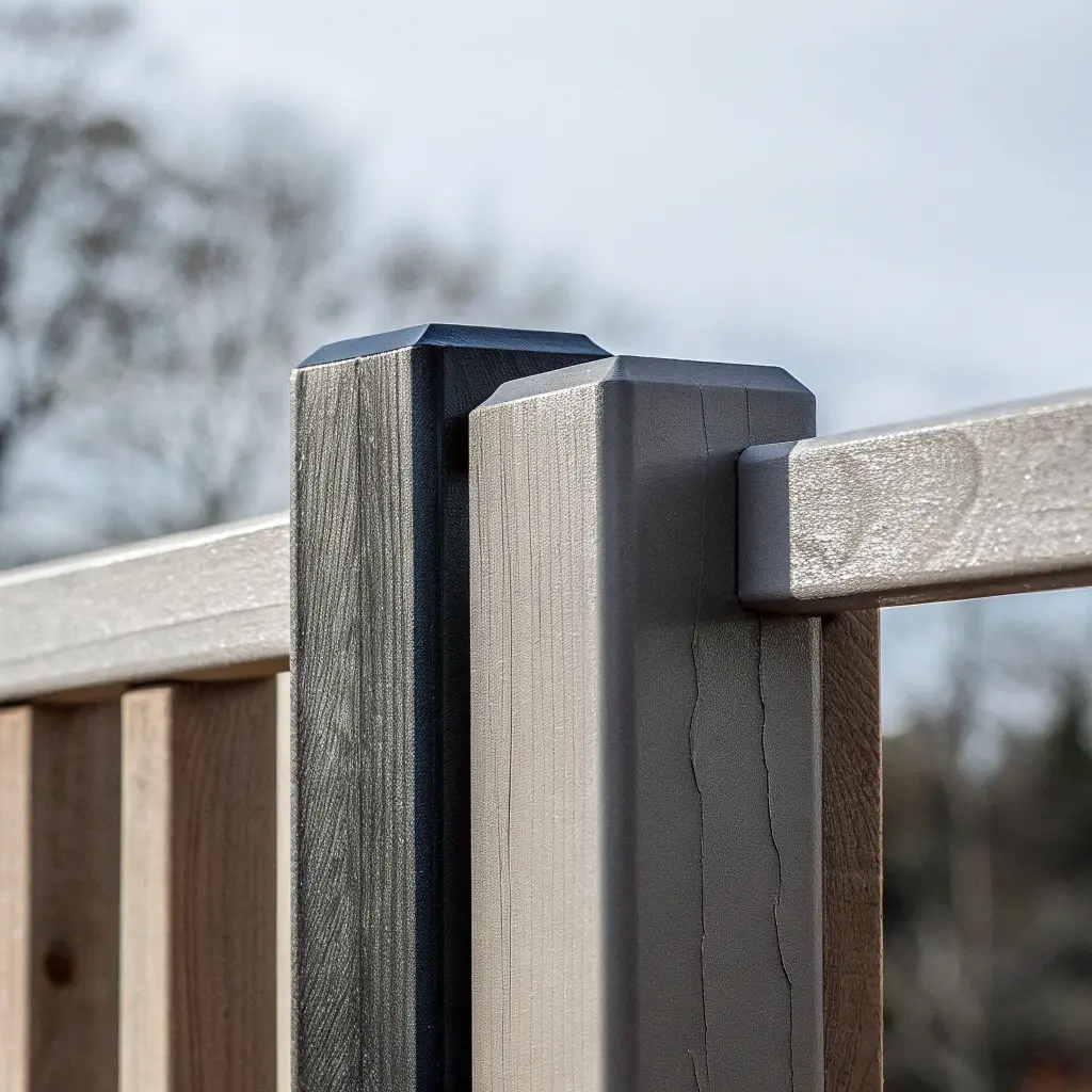 Jämförelse av olika staketmaterial sida vid sida