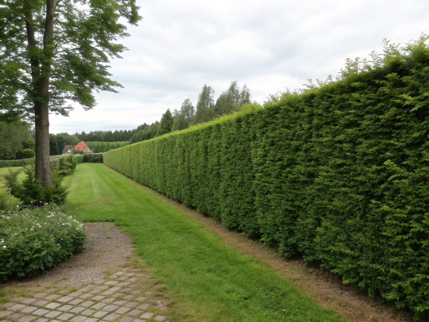 Häck som alternativ till högt staket