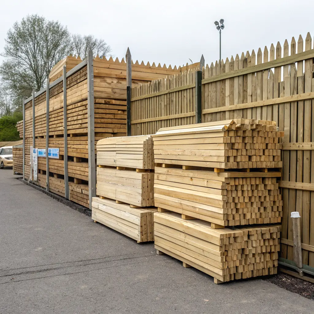 Staketmaterial och färgalternativ