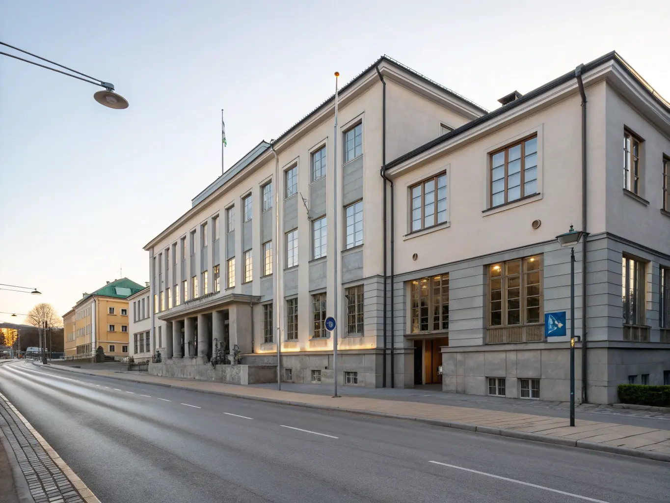 Kommunhuset där bygglovsansökan handläggs