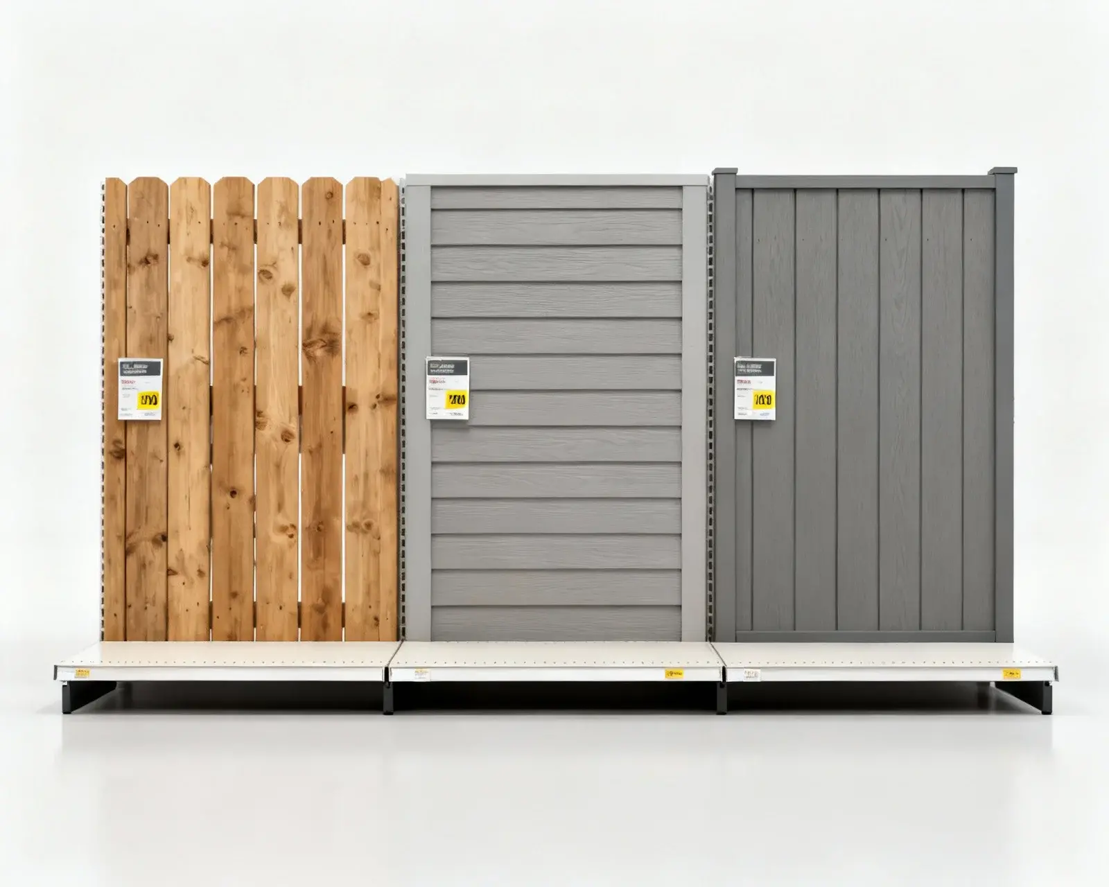 Prisvärda staketalternativ hos byggvaruhandeln