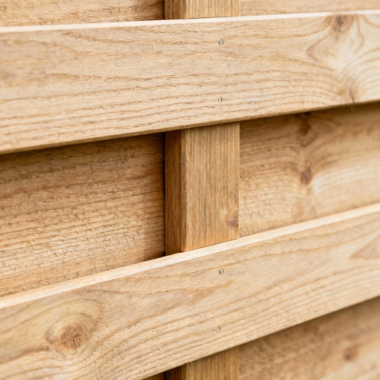 Kvalitativa träpaneler för trädgårdsstaket