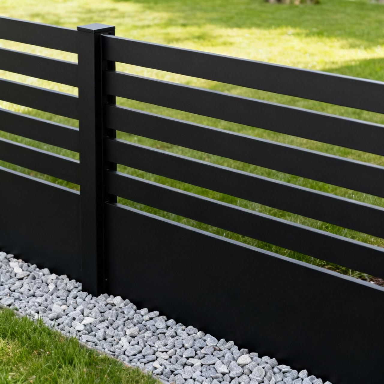 Moderna metallalternativ för trädgårdsstaket