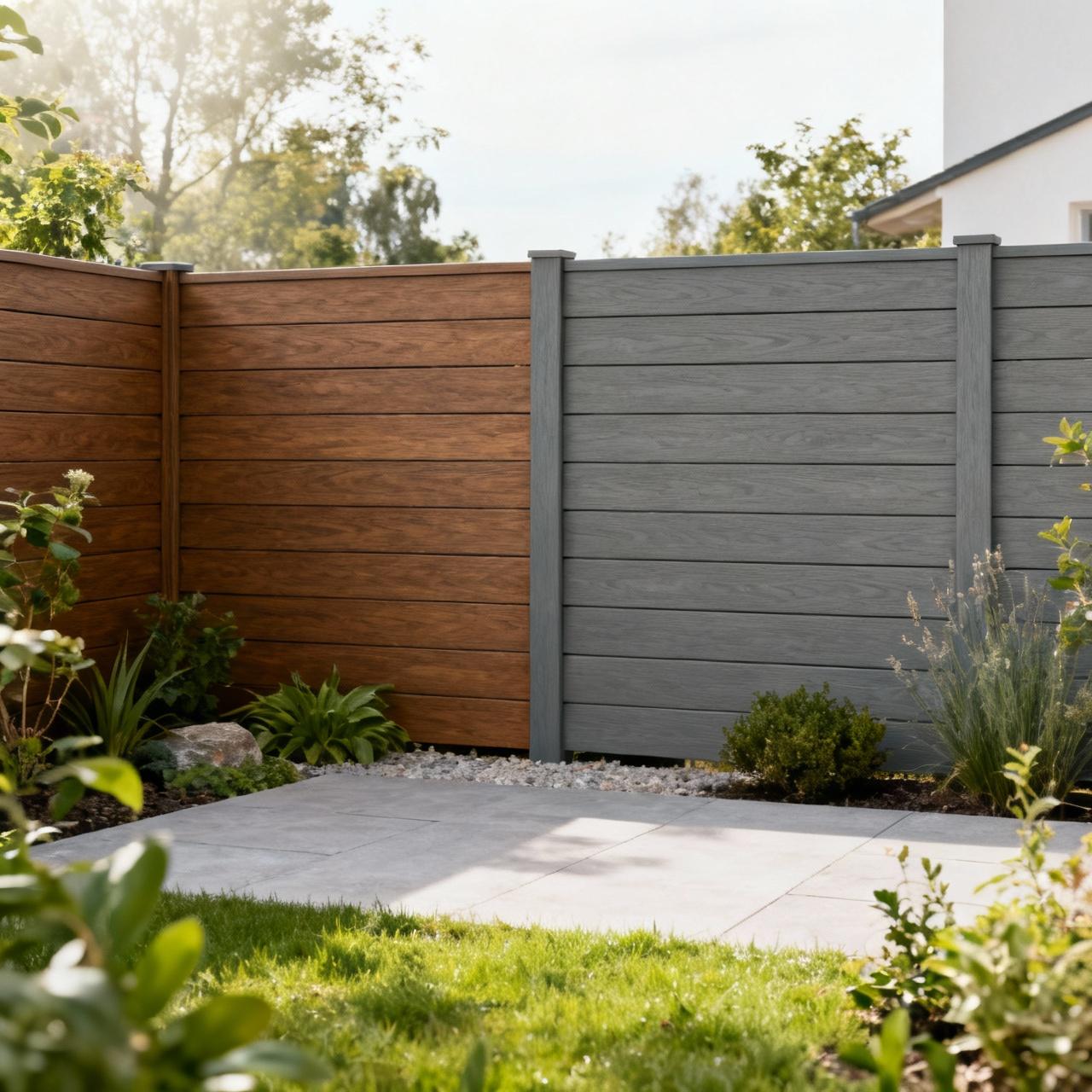 Kompositstaketsalternativ för trädgården