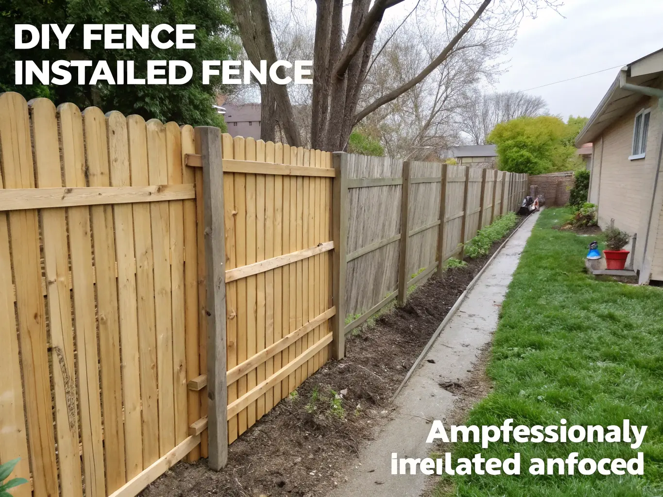 DIY-staket jämfört med professionellt byggt staket