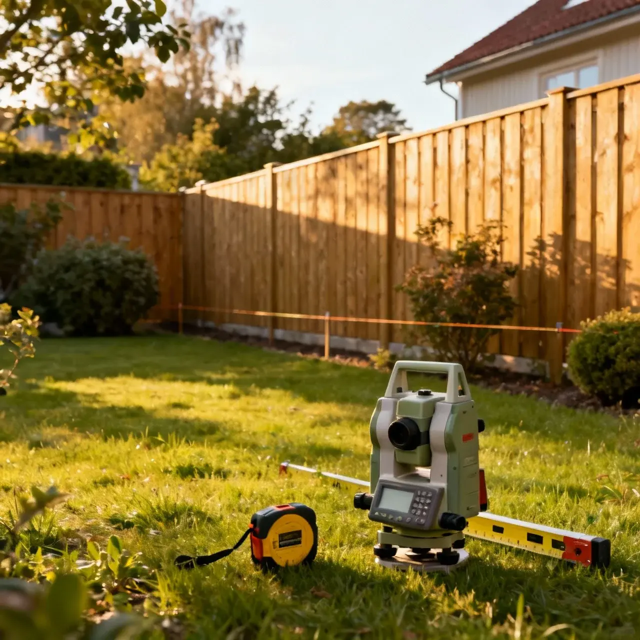 Mätning och förberedelse för staketmontering