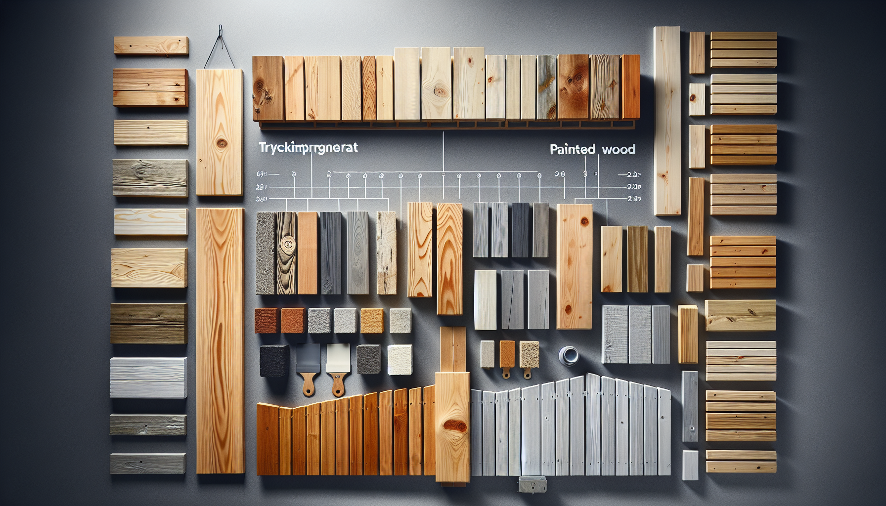 Olika material i jämförelse