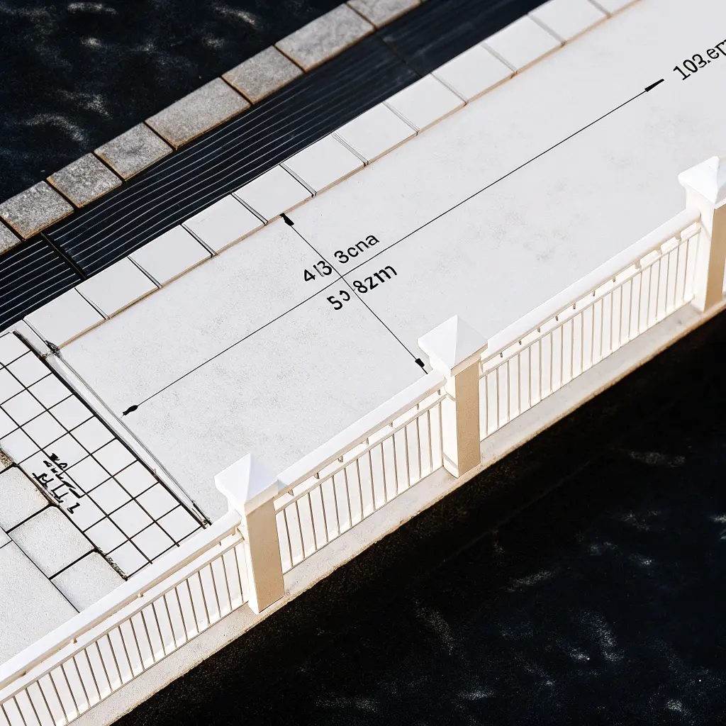 Diagram över staketregler och avstånd