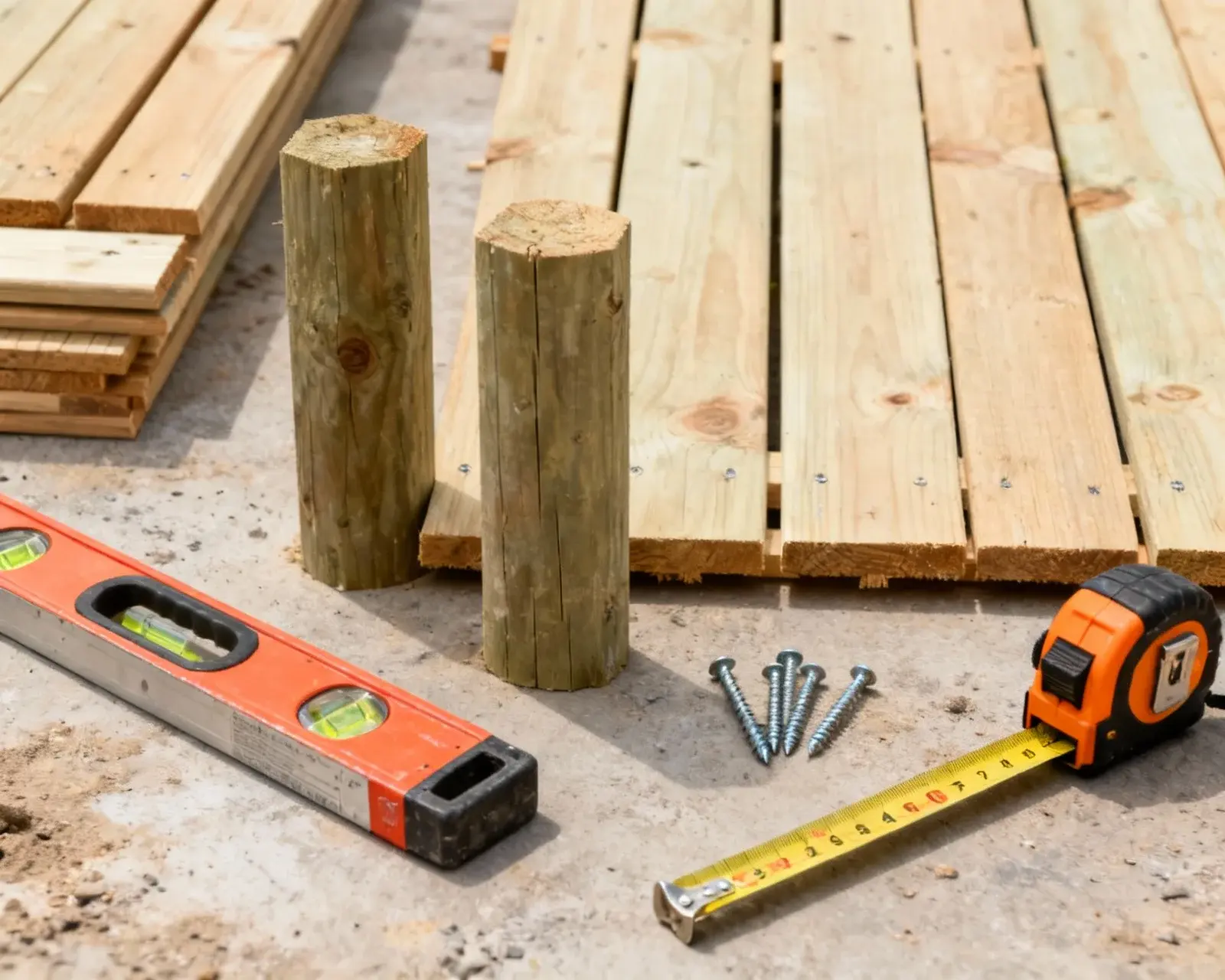 Professionella verktyg för staketbygge