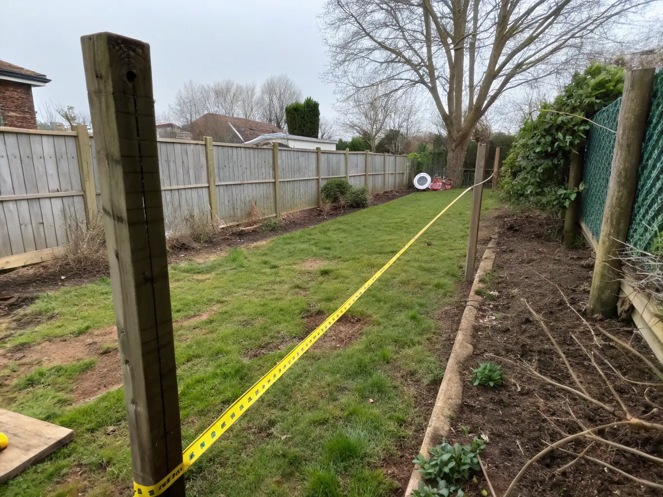 Mätning av avstånd mellan stolpar