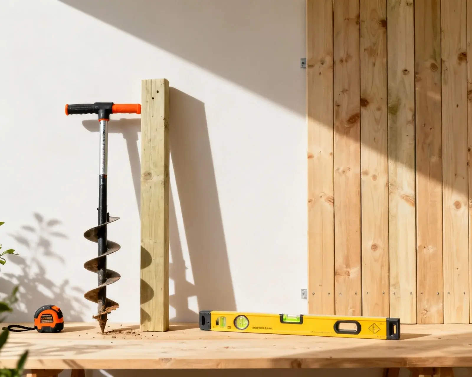 DIY verktyg för staketinstallation