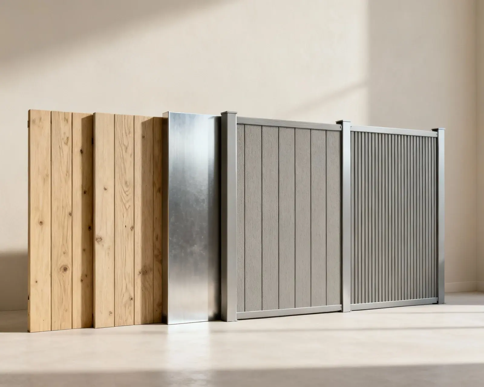 Material jämförelse - trä, metall, komposit