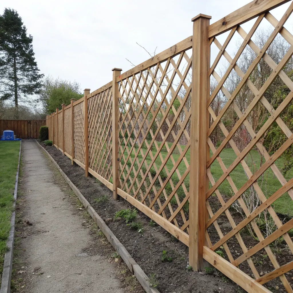 Diagonal spaljekonstruktion