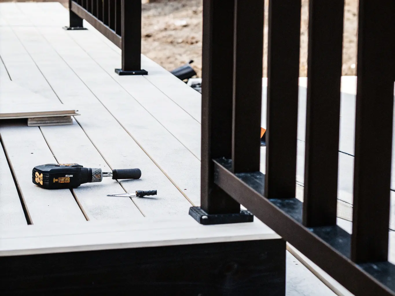 Montering av altanstaket