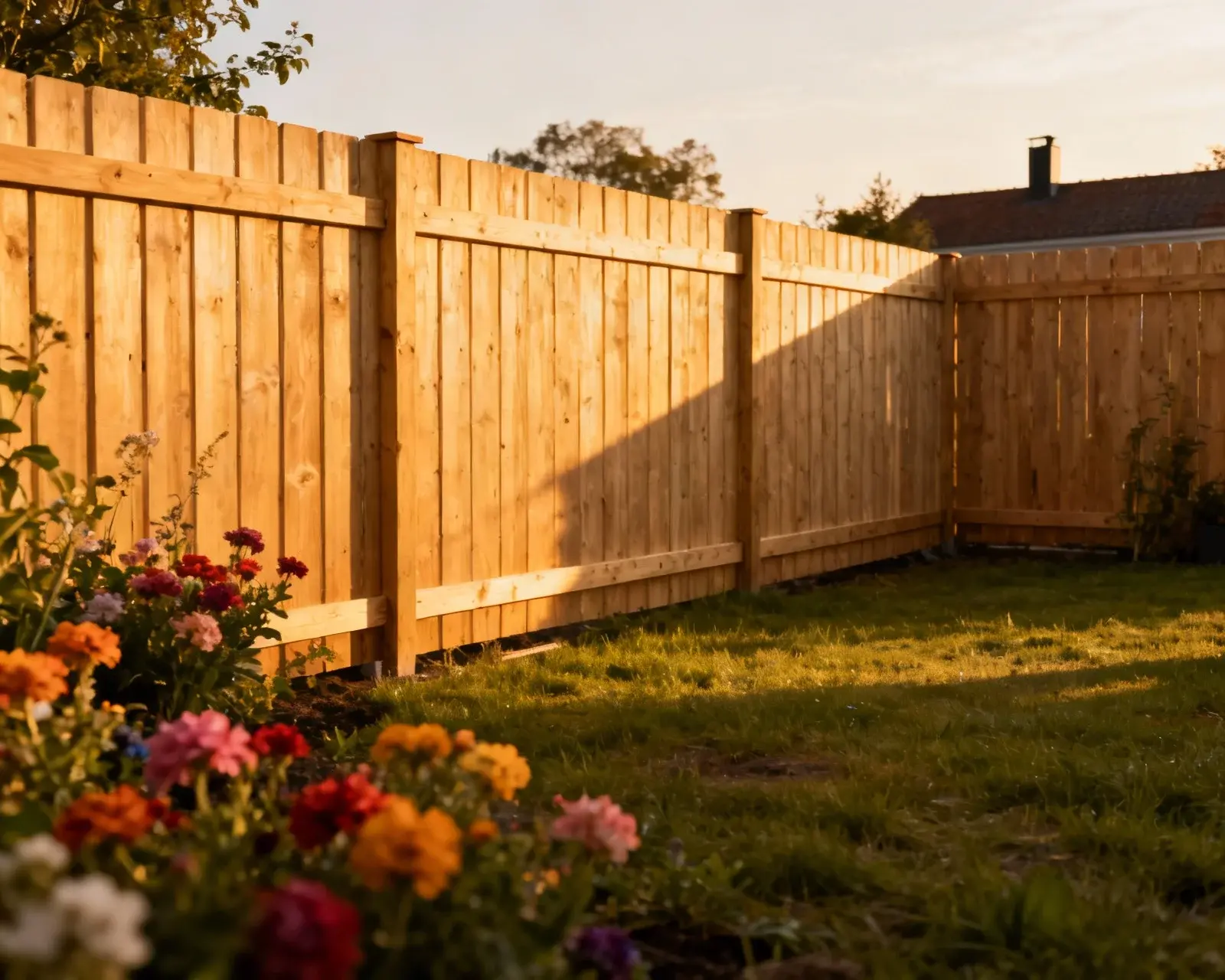 Slutresultat - vackert färdigt staket