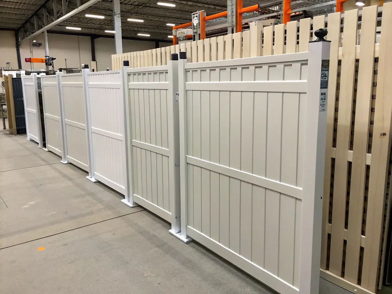 Färdiga staketmoduler från Byggmax