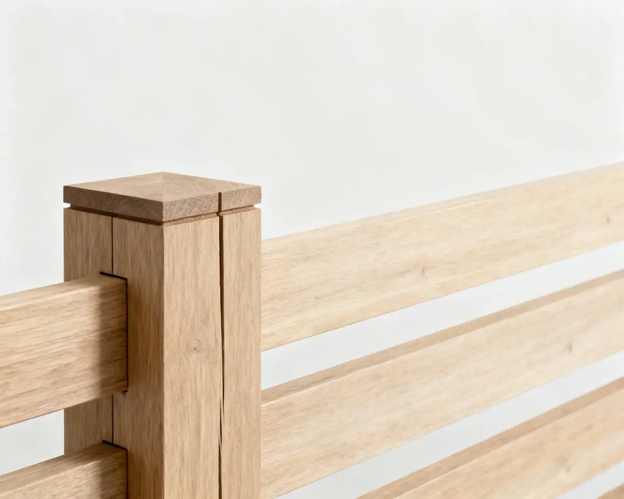 Detaljbild av högkvalitativ staketmontering