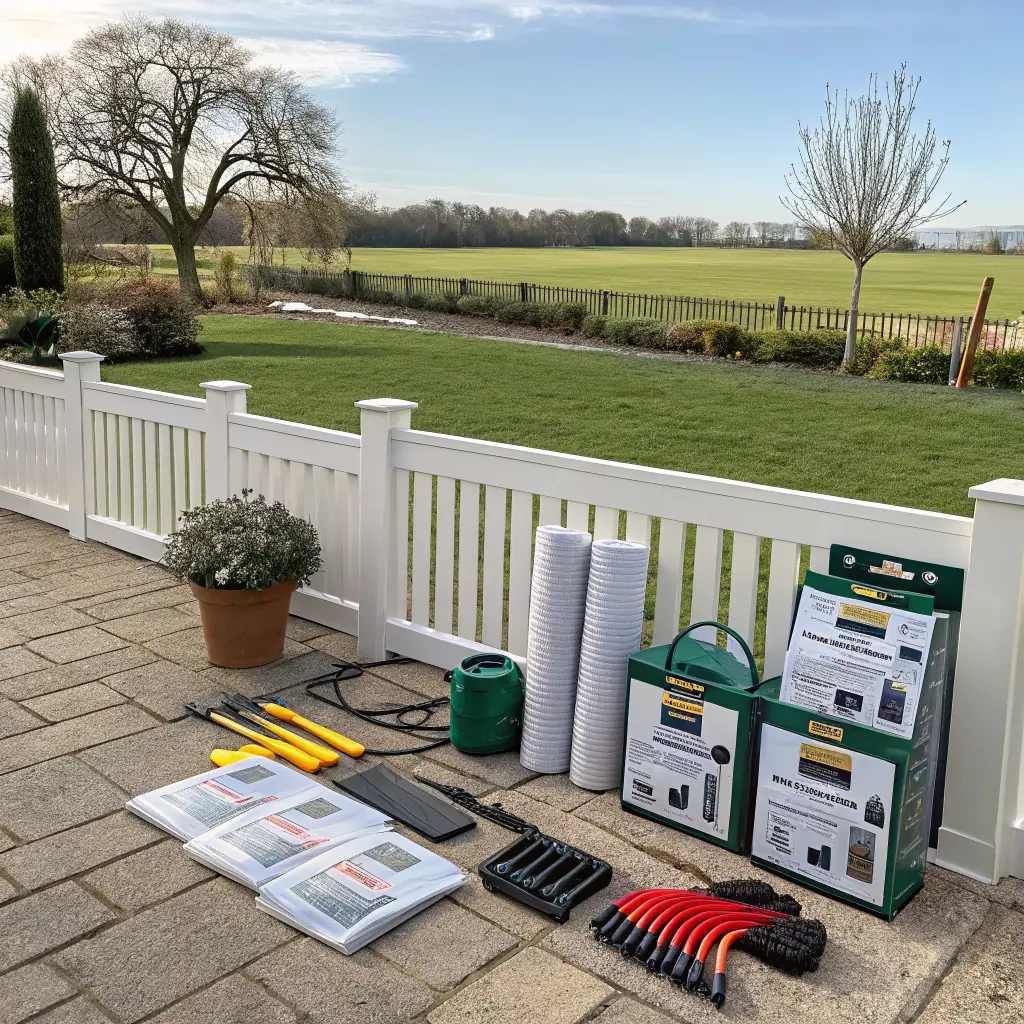 Komplett staketkitt redo att köpas